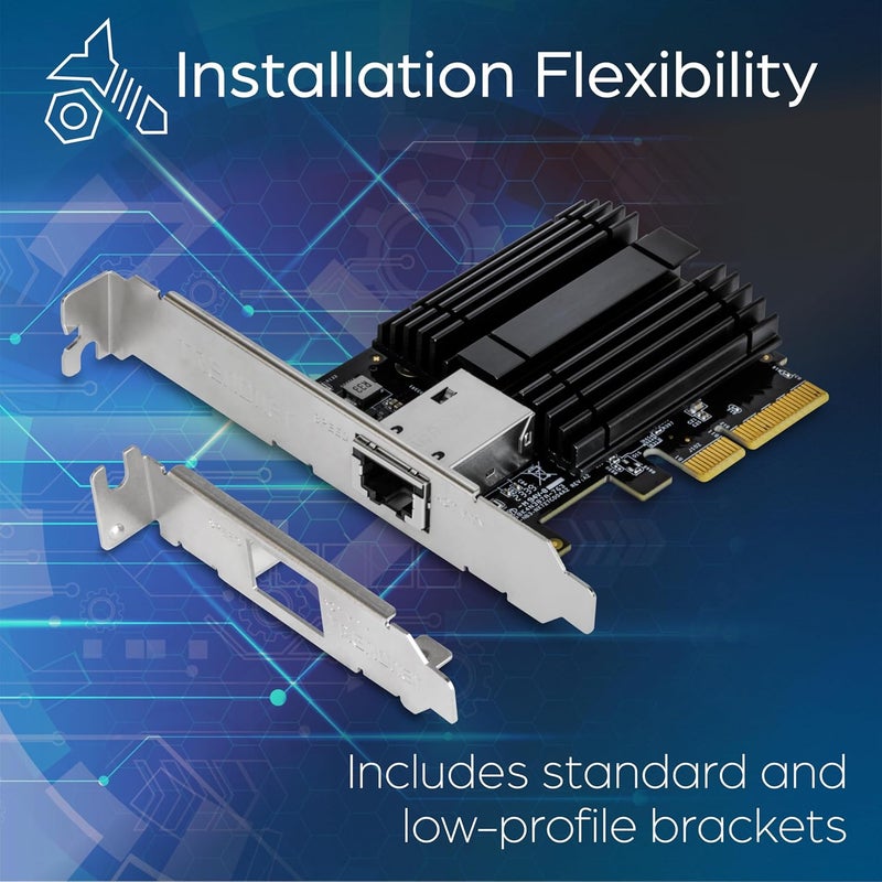 Trendnet 10G PCIe Network Adapter, TEG-10GECTX, Convert a PCI Express Slot Into a 10 Gigabit Ethernet Port, 802.1Q VLAN Tagging, Windows and Windows Server Support - Image 4