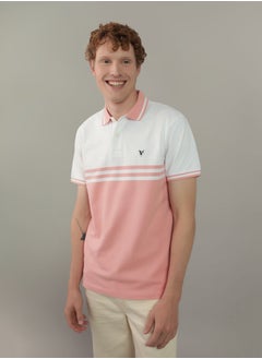 American Eagle AE Striped Polo Shirt  - Image 1