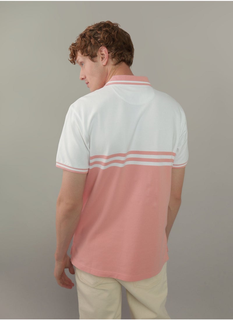 American Eagle - AE Striped Polo Shirt - Image 1