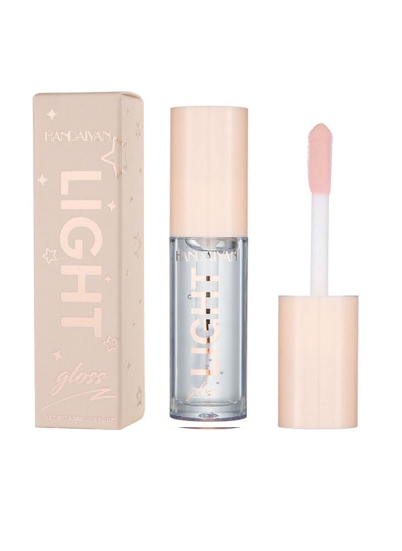 Handaiyan Lip Gloss Jelly Hydrating Moisturizing Long Lasting High Glossy Light Stain Super Shiny Balm Oil Tinted Treatment Lips Glow Glass Shine Makeup Color Bright Lifter Lip Care For Women Girls  - Image 2
