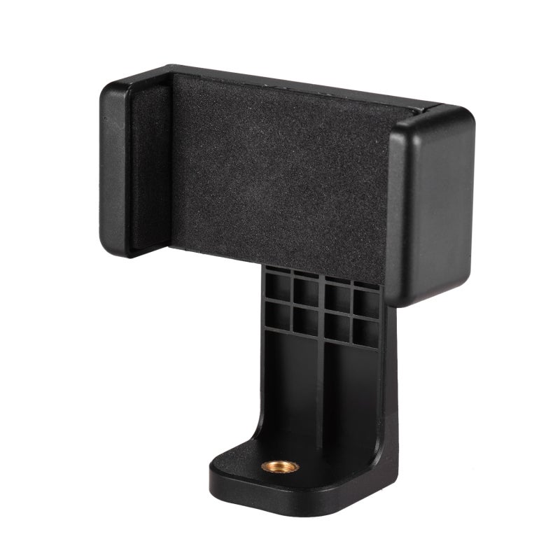 Phone Holder 5.8-8.5cm Clamping Range 360°Rotatable Multi-angle Use Smartphone Tripod Mount - Universal 1/4 Quick Mounting Detachable Phone Clamp for Tripod, Monopod or Selfie Stick - Image 1