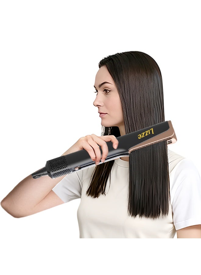 ليز فخامة الأداء والتصميم في جهاز واحدارتقي بتجربة العناية بشعرك مع جهاز LIZZE AirStyler Dryer & Straightener بإصداره المحدود Amber Silk، المصمم ليجمع بين التجفيف والتمليس في خطوة واحدة، ليمنحك مظهراً ناعماً ومشرقاً في وقت أقل - Image 3