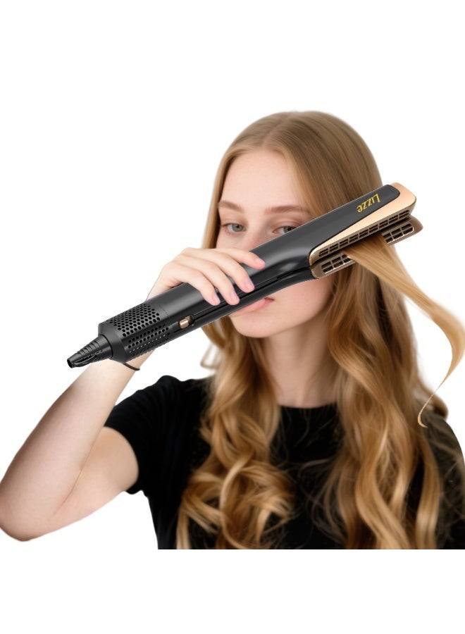 ليز فخامة الأداء والتصميم في جهاز واحدارتقي بتجربة العناية بشعرك مع جهاز LIZZE AirStyler Dryer & Straightener بإصداره المحدود Amber Silk، المصمم ليجمع بين التجفيف والتمليس في خطوة واحدة، ليمنحك مظهراً ناعماً ومشرقاً في وقت أقل - Image 4
