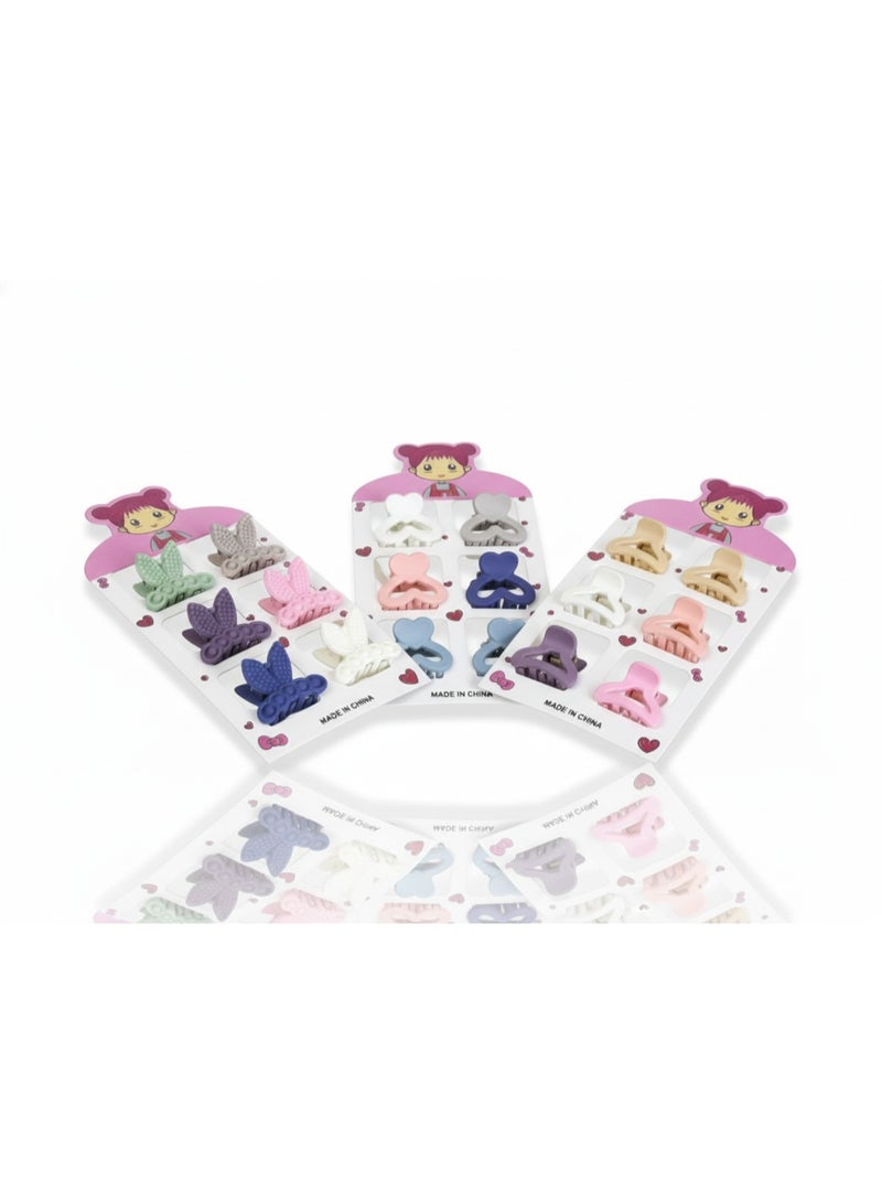 توك مشبك صغيرة لطيفة – طقم 18 قطعة بألوان متنوعة للنساء والفتيات - Image 2