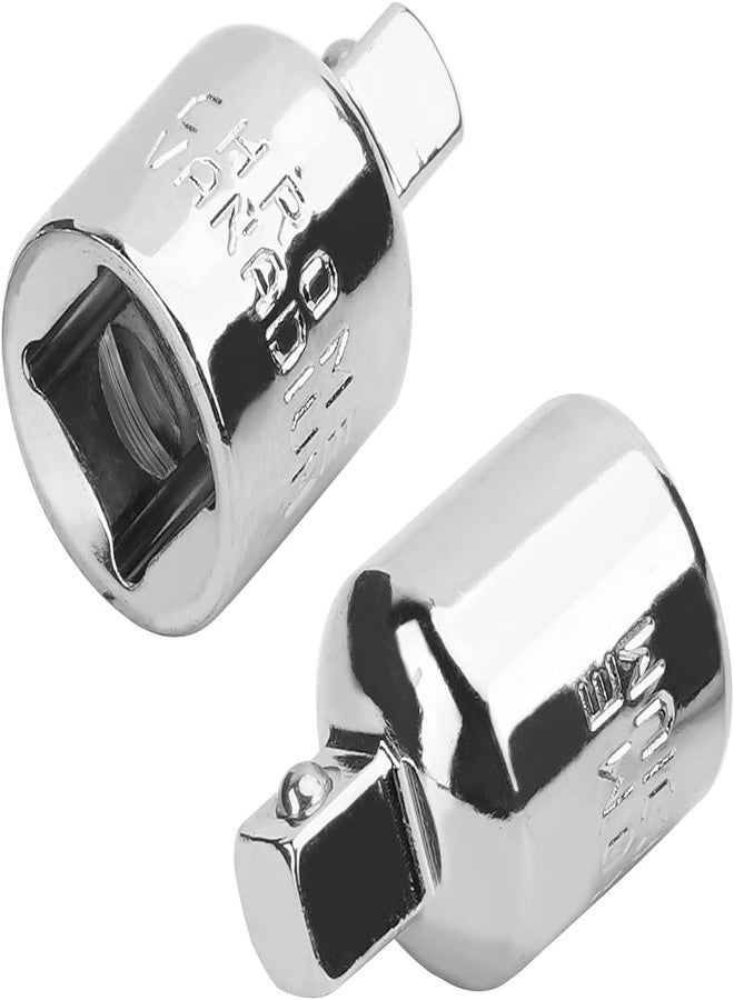 Othmro 1/2 Inch Drive (F) x 3/8 Inch (M) Impact Socket Adapter for Ratchet Wrenches, Cr-V Converter for Sleeve Reducer, Female to Male, 1Pcs - Image 1