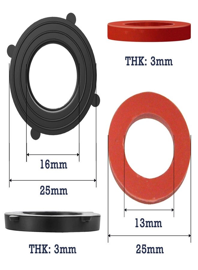 DSMY 50 Pack Garden Hose Washers, Fit All ¾” Standard Water Hose Washers and Faucet Fittings, Heavy Duty Rubber Washer Seals - Image 3