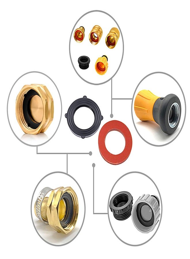 DSMY 50 Pack Garden Hose Washers, Fit All ¾” Standard Water Hose Washers and Faucet Fittings, Heavy Duty Rubber Washer Seals - Image 4