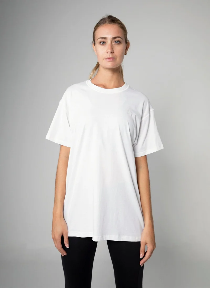 Aora Unisex Season Graphic T-shirt – V5 | Lightweight Sustainable Tee with Nature-Inspired Print for Everyday Motion & Mindful Living (White)