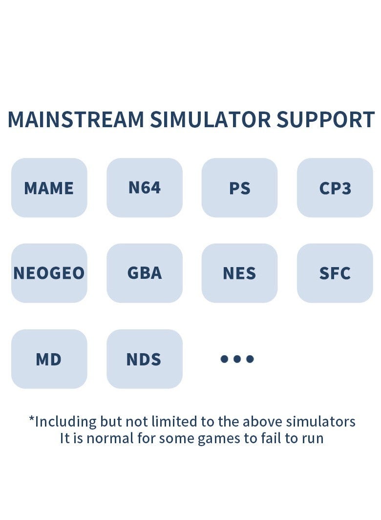 POWKIDDY RGB10 MAX3 Handheld Game Console, 5 Inch IPS Screen Retro Video Game Console Open Source Linux Game Player, Support WiFi & Bluetooth,10000+ Games Portable PSP (Blue, 128G) - Image 3