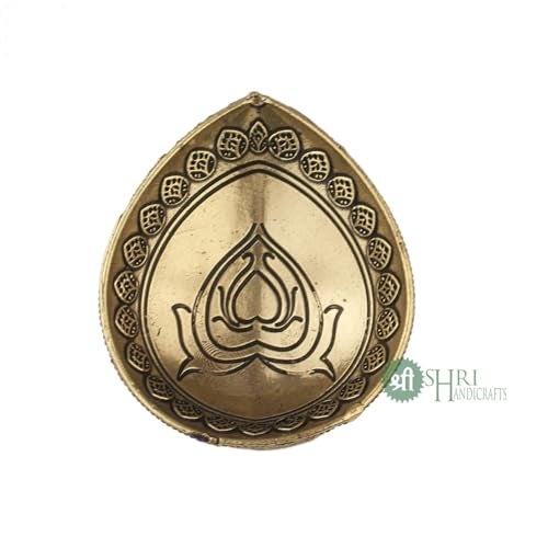 INDICAST Religious Brass Diya for Puja | 1.5" Traditional Arti Deepak Deepam Oil Lamp for Worship and Festivities | Perfect for Pooja Rituals (Weight - 80gm) - Image 5