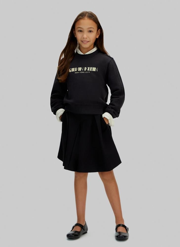 Calvin Klein Jeans Youth Graphic Pullover Sweatshirt - Image 3