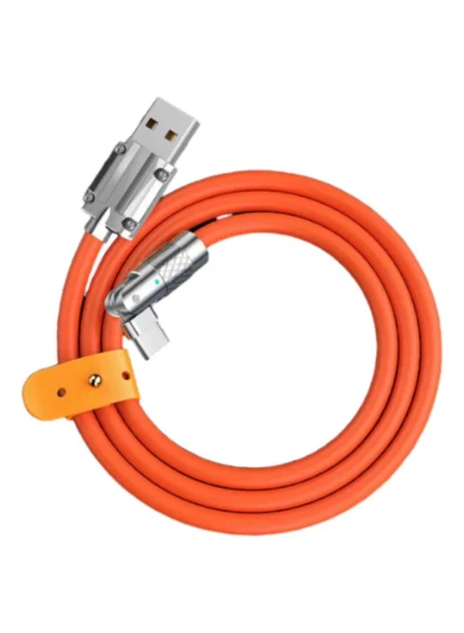 6A Type-C Fast Charging Cable, 180 Degree Rotation, 120W - Image 3