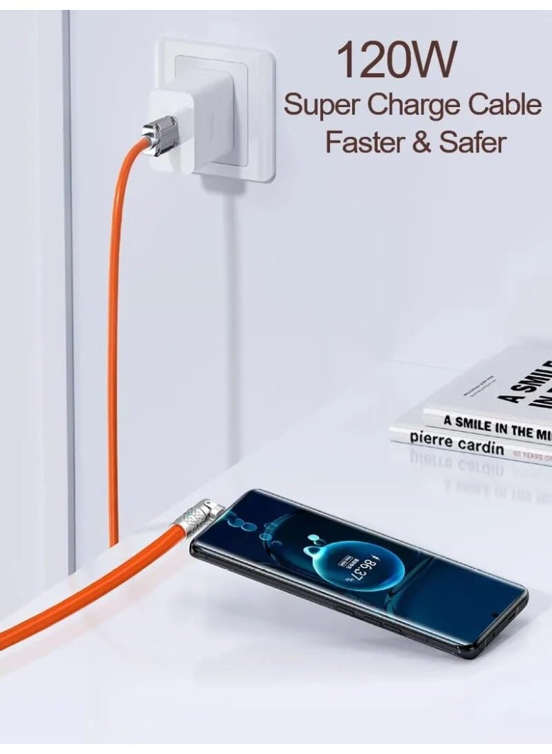 6A Type-C Fast Charging Cable, 180 Degree Rotation, 120W - Image 4