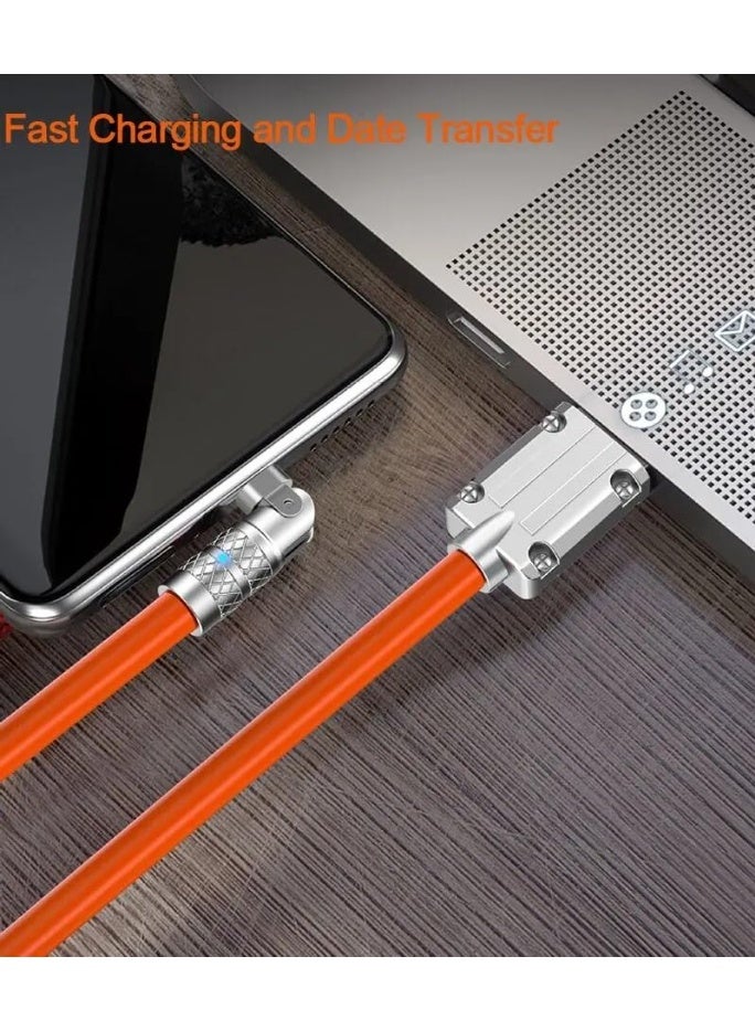 6A Type-C Fast Charging Cable, 180 Degree Rotation, 120W - Image 5