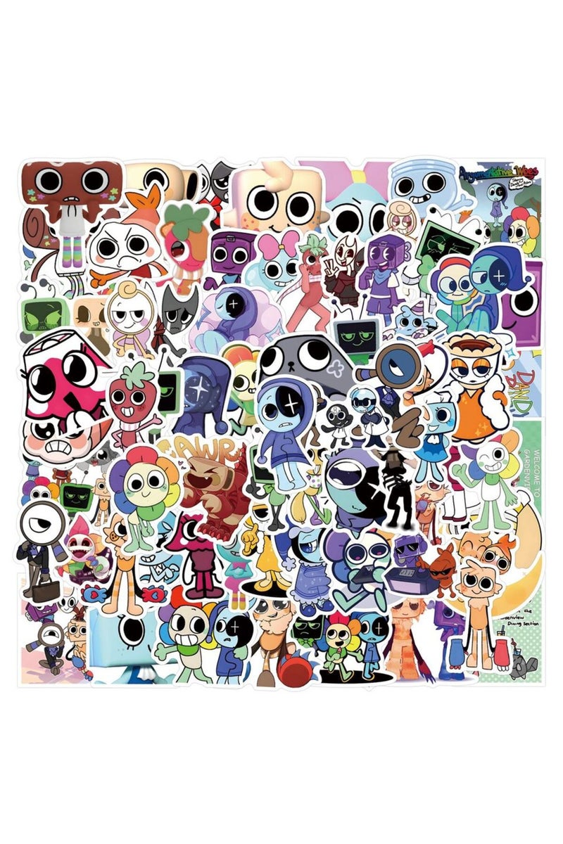 erorex 110PCS 110Pcs Dandys World Graffiti Stickers Set Waterproof Vinyl Decals For Water Bottle Luggage La