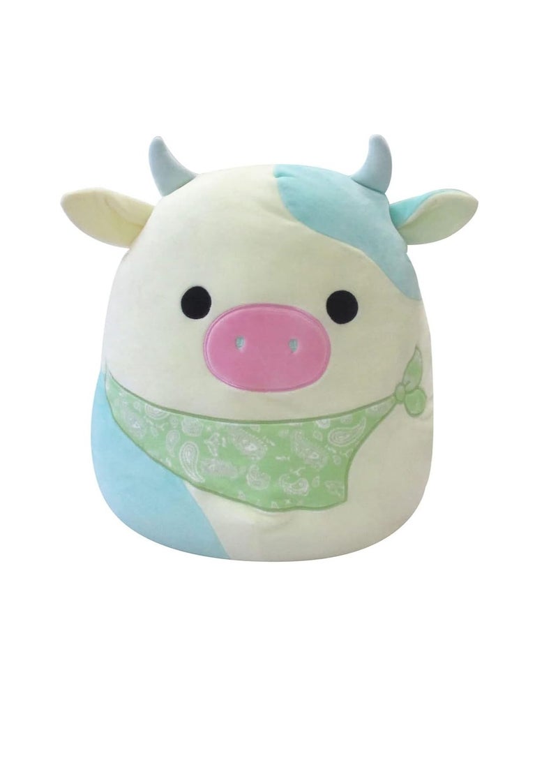 Plush Pillow, Squishy Soft Stuffed Plush Toy, Lightweight And Portable Throw Pillows, Super Soft Fabric Huggable Plushie Pillow For Kids Room Decoration, (1pc, Cow)  - Image 1