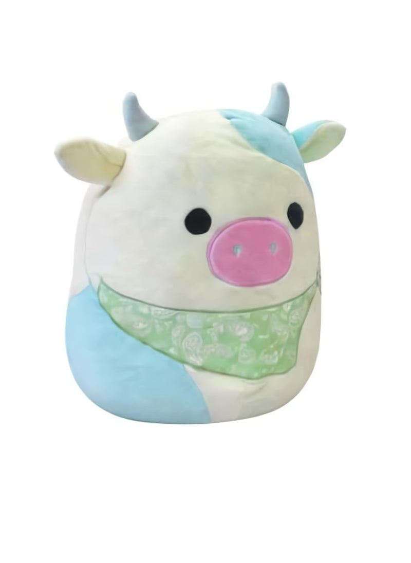 Plush Pillow, Squishy Soft Stuffed Plush Toy, Lightweight And Portable Throw Pillows, Super Soft Fabric Huggable Plushie Pillow For Kids Room Decoration, (1pc, Cow)  - Image 2
