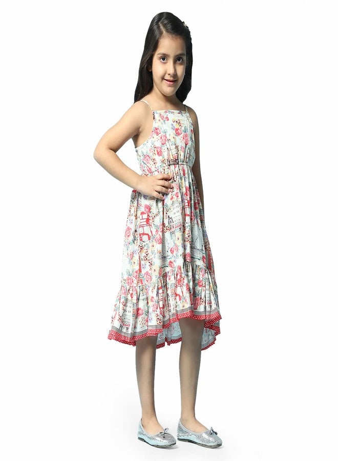 BIBA Girl Printed Kid(KW5271_Off White_3) - Image 4