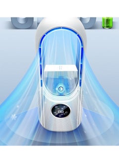 Bladeless Fan, Ultra-Quiet Touchable Bladeless Fan, Cool Wind, Suitable for Home/Office/Bedroom