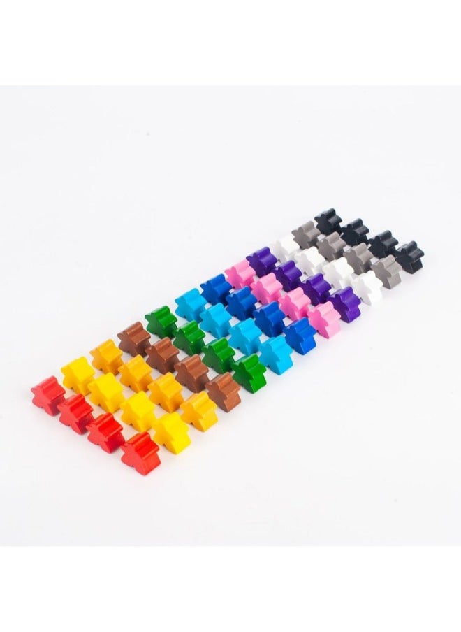 Generic - Mibao Human Nature Chess Multi-functional Children's Checkers Flying Chess Puzzle Desktop Parent-child Interactive Game Chess-Color:Sky Blue - Image 1