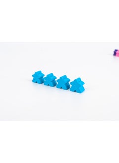 Mibao Human Nature Chess Multi-functional Children's Checkers Flying Chess Puzzle Desktop Parent-child Interactive Game Chess-Color:Sky Blue