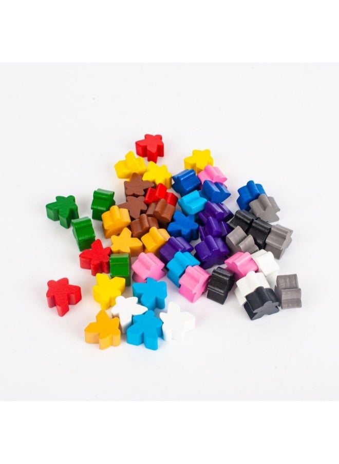 Generic - Mibao Human Nature Chess Multi-functional Children's Checkers Flying Chess Puzzle Desktop Parent-child Interactive Game Chess-Color:Sky Blue - Image 1
