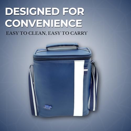KOI Luxe Lunch Box Set with Insulated Bag Pack of 3 Microwave Safe Steel Containers with BPA-Free Lids (290ml, 450ml, 600ml), Plastic Pickle Box (180ml), and Steel Water Bottle(750ml)-Memphis Brown - Image 5