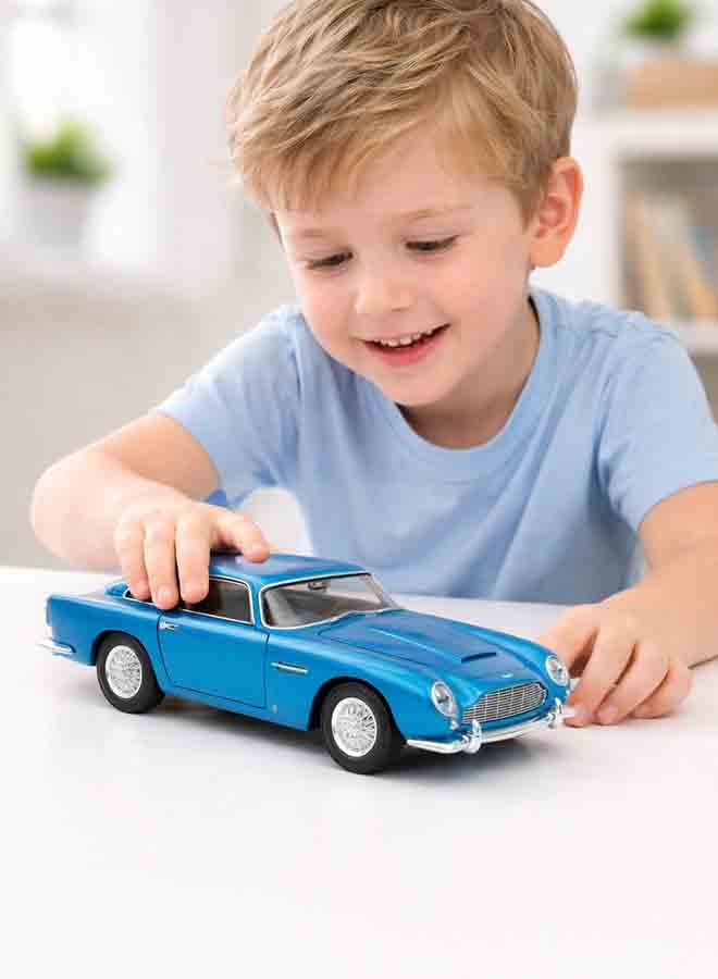 Welly Aston Martin DB5 Style Model Car | Classic Luxury Sports Coupe | Die-Cast Collectible | Blue – Die-Cast Toy Car for Kids & Collectors - Image 3