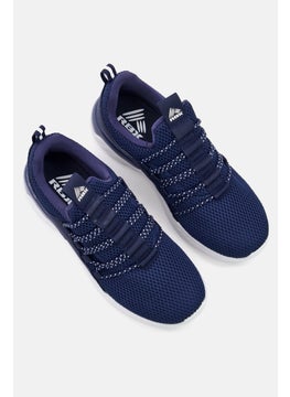 RBX Men Slip On Textured Sports Shoe, Navy  - Image 4
