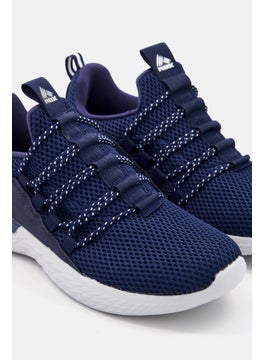 RBX Men Slip On Textured Sports Shoe, Navy  - Image 3