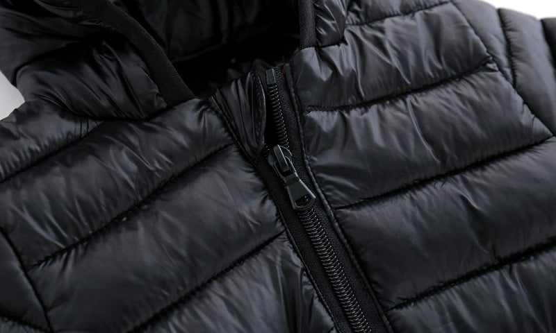 CECORC Winter Coats for Kids with Hoods Light Puffer Jacket for Girls, Boys | Baby, Infants, Toddlers, 4T,Black - Image 3