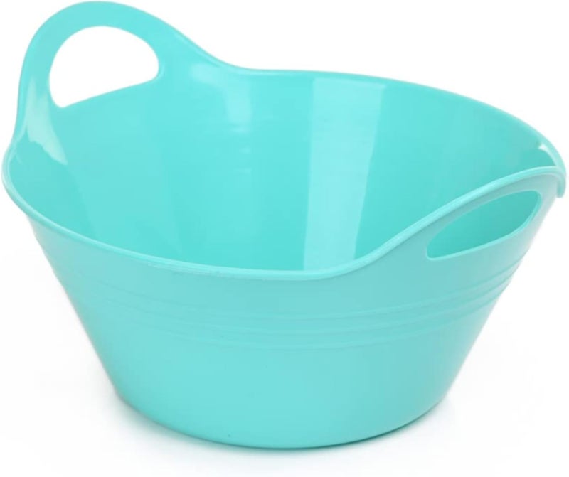 Mintra Plastic Tub with Handle/Small light green