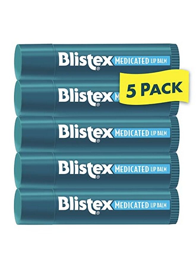Blistex Medicated Lip Balm Lip Moisturizer 5 Count - Image 4