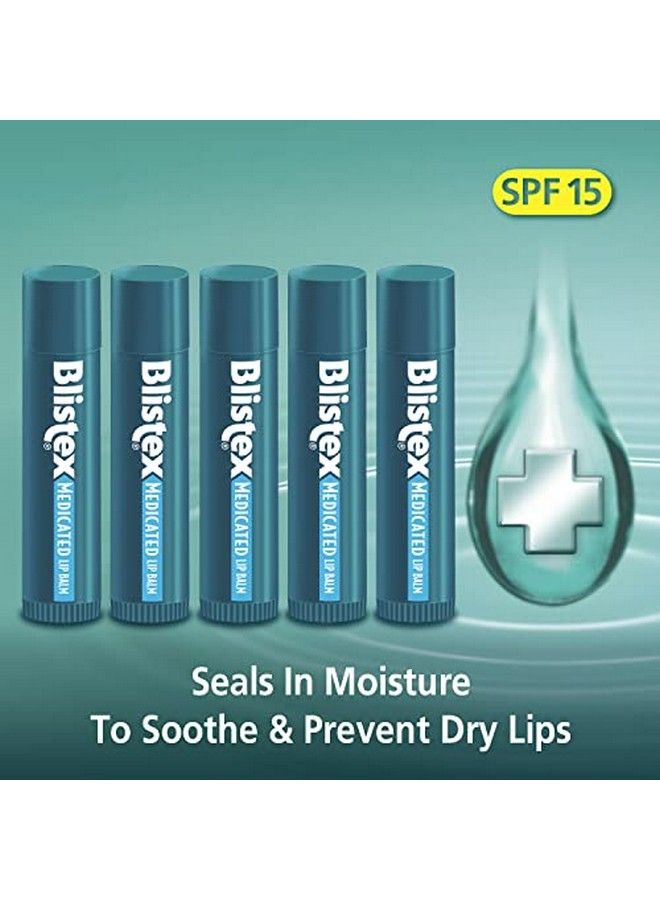 Blistex Medicated Lip Balm Lip Moisturizer 5 Count - Image 5