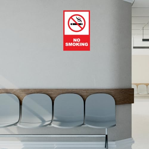 Printodelivery NO Smoking Sign Board 5MM Thickness 12x8 Inch – Sunboard Office & Hospital Signage, Sticker Safety Sign, No Smoking Area Notice for Workplace, Healthcare & Public Spaces - Image 4