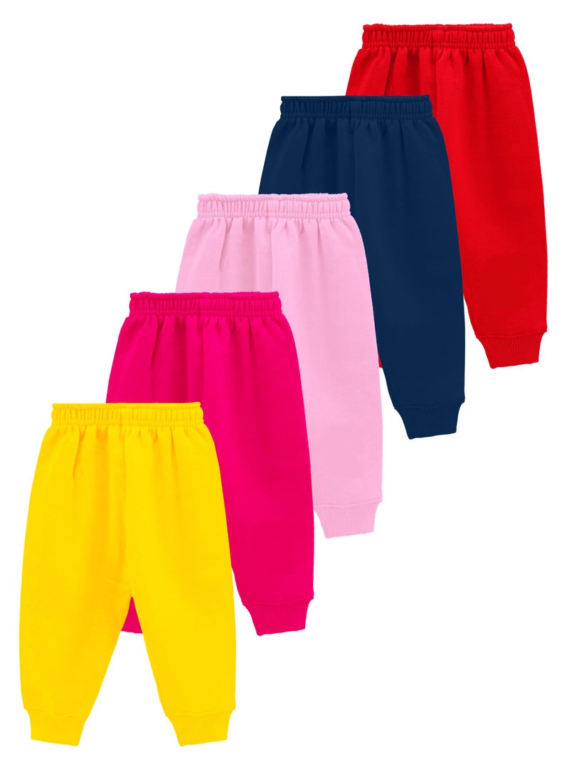 Kuchipoo Regular Fit Baby Girls Pyjamas - Pack of 5 (Multicolor, 18-24 Months, PAJ-147) - Image 2