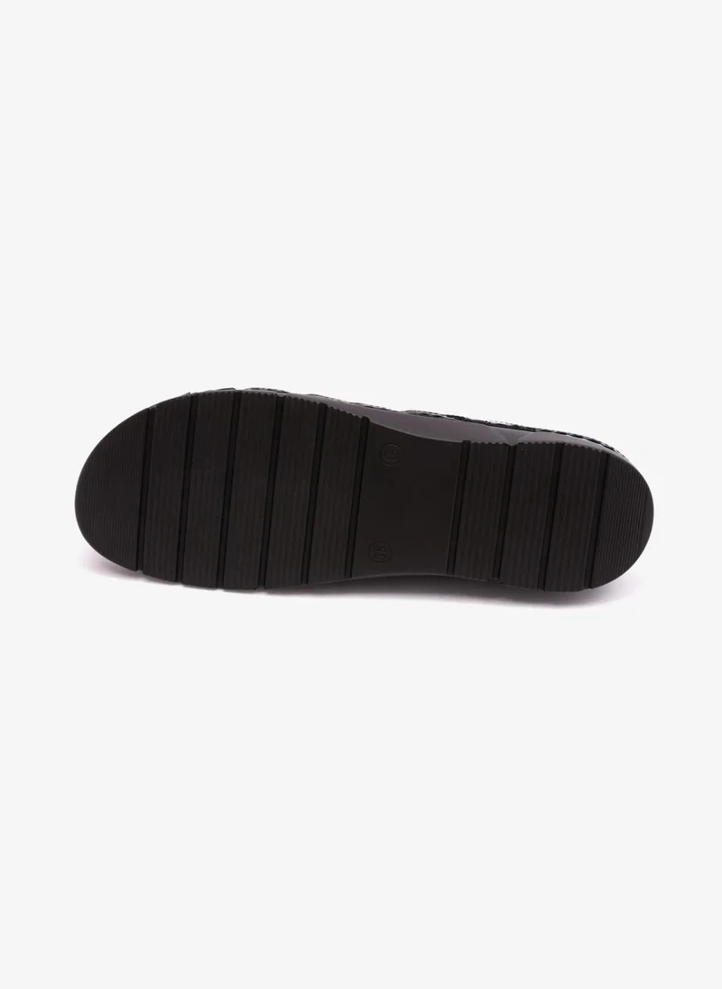 Comfort Plus PATENT LEATHER WOMENS COMFORT PLUS SANDALS BLACK