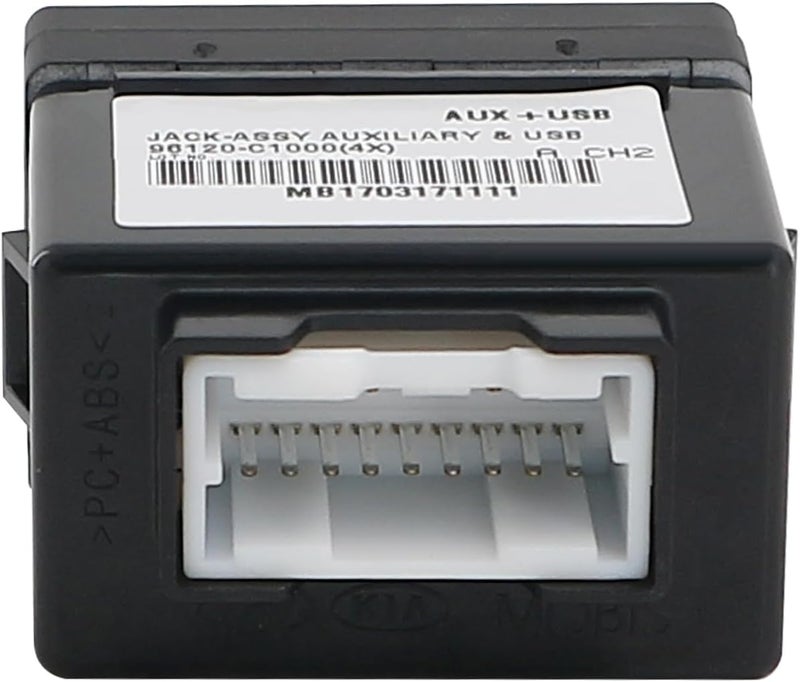 Tivora محول USB الإضافي Tivora متوافق مع سوناتا 2015-2017 وسوناتا هايبرد 2016-2017 - Image 4