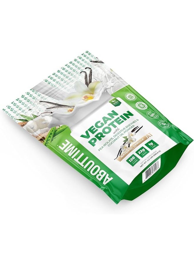 About Time Vegan Protein Natural Vanilla Powder 985.6G - Image 4