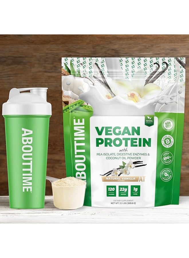 About Time Vegan Protein Natural Vanilla Powder 985.6G - Image 5