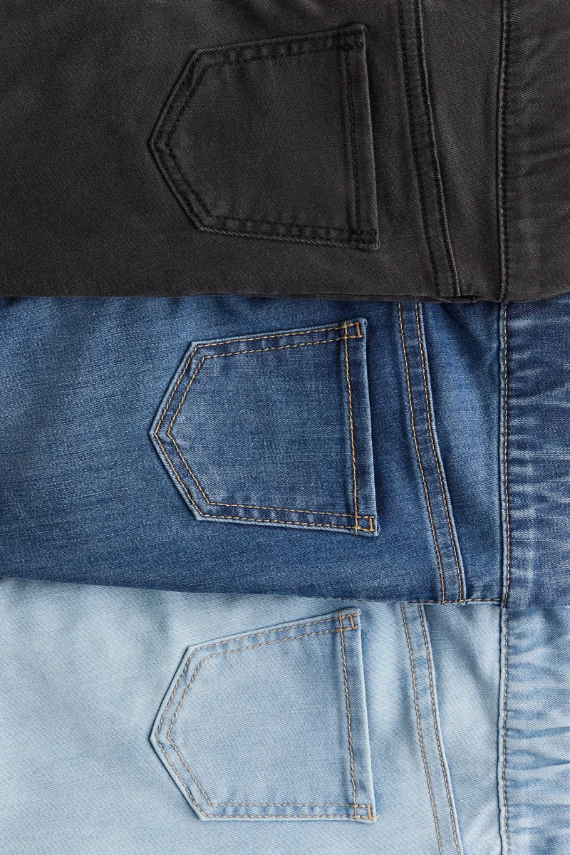 H&M 3-pack denim jeggings