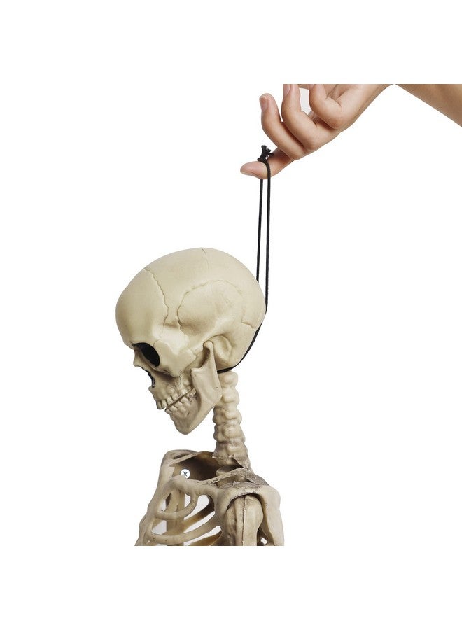 Juegoal Juegoal Halloween 3 ft Skeleton, 1/2 Life Size Human Bones With Adjustable Joints, Pose-N-Stay Realistic Full Body Prop for Halloween Decoration  - Image 4