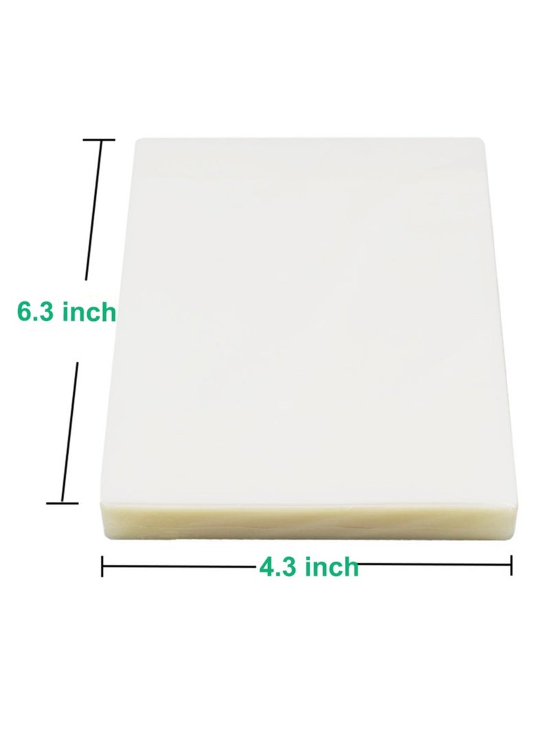 Generic Thermal Laminating Pouches 110mm*160mm，Thermal Laminating Plastic Paper Laminator Sheets - 4.3*6.3-Inch, 100-Pack, 100mil  - Image 2