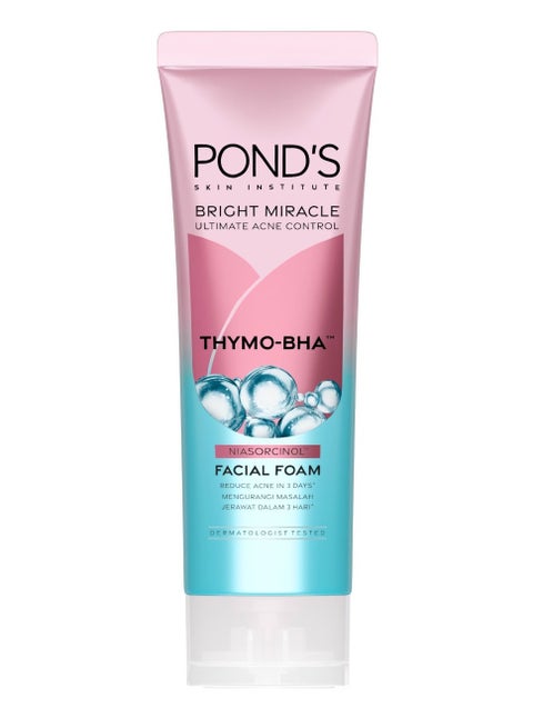 Bright Miracle Ultimate Acne Control Niasorcinol Facial Foam 100g