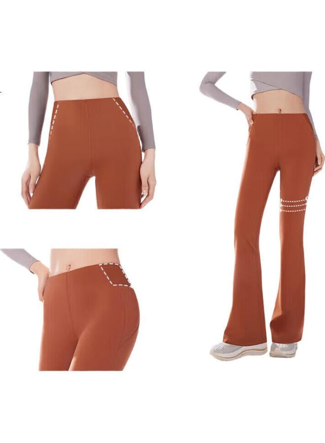 Beneunder Women'S Flared Pants Cool Feeling Sunscreen Flared High Elasticity Slimming High Waist All-Match Pants Spring Summer Cc254 - Image 1