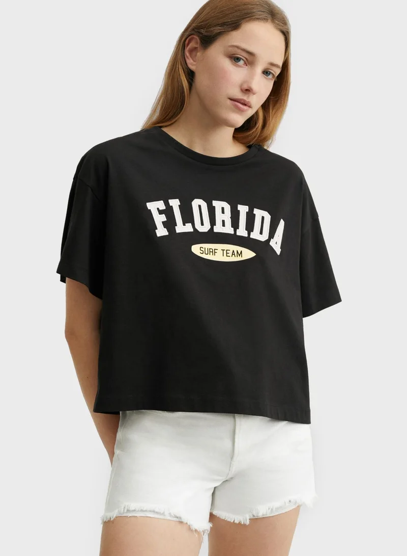 MANGO Kids Florida Surf Team T-Shirt