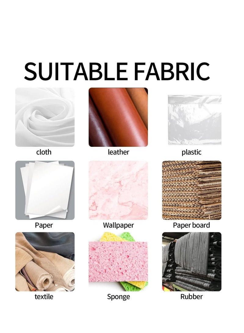 كابتن تيك قطاعة دوارة 45 مم ، قاطعة أقمشة دوارة مع 5 قطع شفرات إضافية بمقبض مريح وقطاعة دوارة مع قفل أمان للنسيج والجلد والحرفية والخياطة واللحف لليسار الأيمن （برتقالي） - Image 4