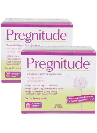 Reproductive and Dietary Supplement (Two Pack) - 120 Fertility Support Packets - Can Promote Regular Ovulation, Regular Menstrual Cycles, and Increase Egg Quality - pzsku/Z73A67B93992861F214ACZ/45/_/1683634769/24eb57d1-8a20-45f6-bb1f-32f60fe1aec8