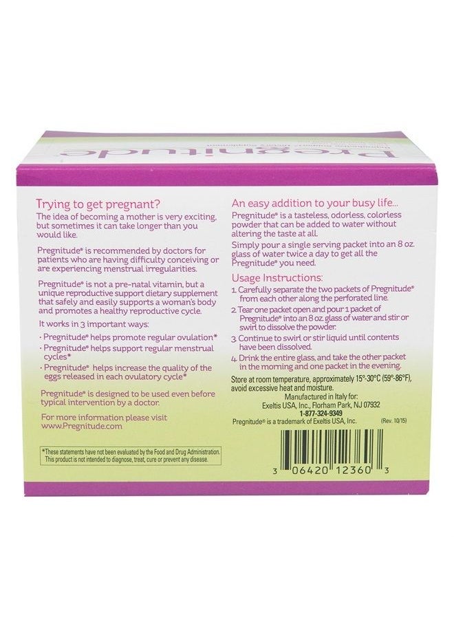 Reproductive and Dietary Supplement (Two Pack) - 120 Fertility Support Packets - Can Promote Regular Ovulation, Regular Menstrual Cycles, and Increase Egg Quality