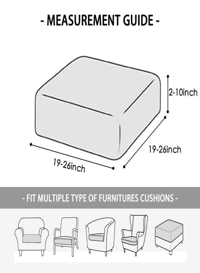 FORCHEER Sofa Cushion Covers, Stretch Printed Seat Cushion Protector Sofa Couch Cushion Cover Couch Seat Slipcovers Washable Furniture Protector(1PC,Style 4) - Image 3